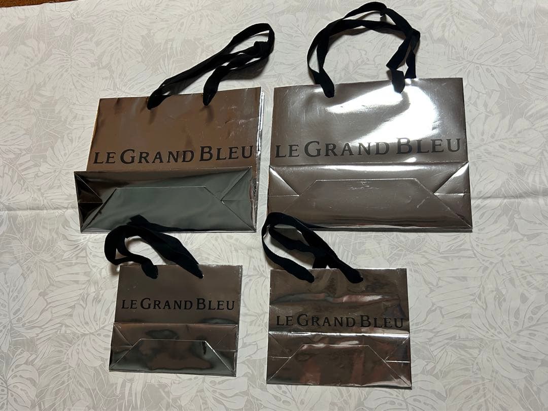 レア LE GRAND BLEU LGB ショップ袋 4点セット ルグランブルー