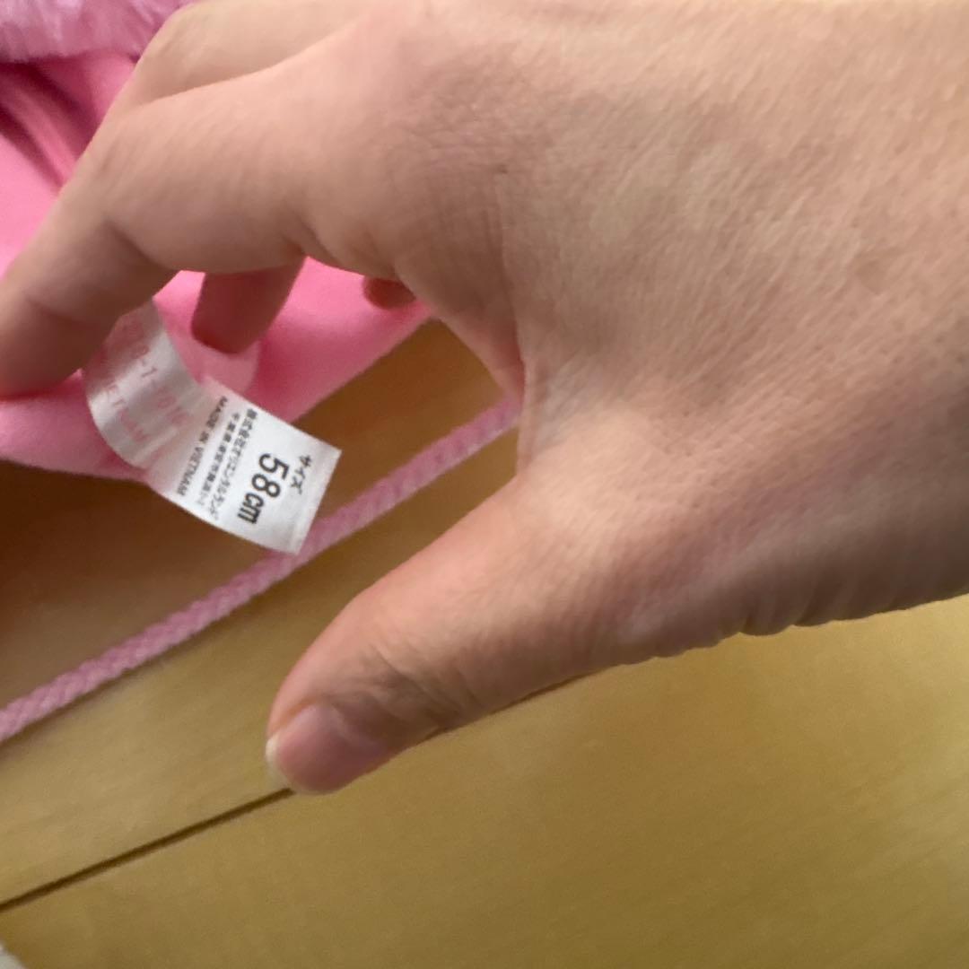 ミニーマウス ドット柄リボン帽子