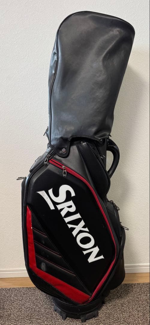 Srixon キャディバッグ ブラック/レッド　中古