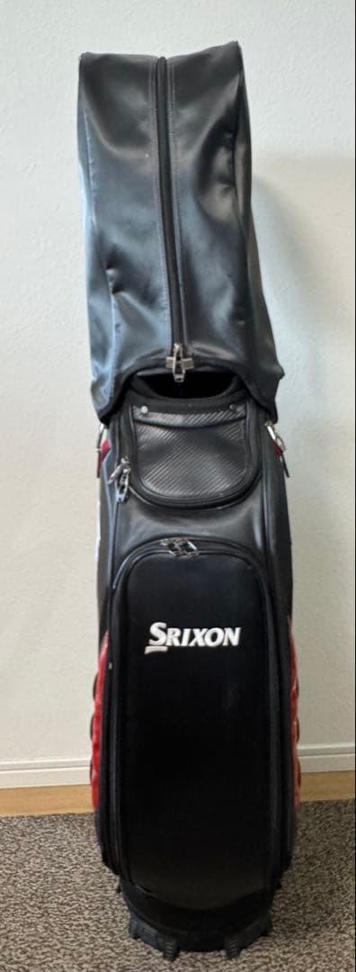 Srixon キャディバッグ ブラック/レッド　中古
