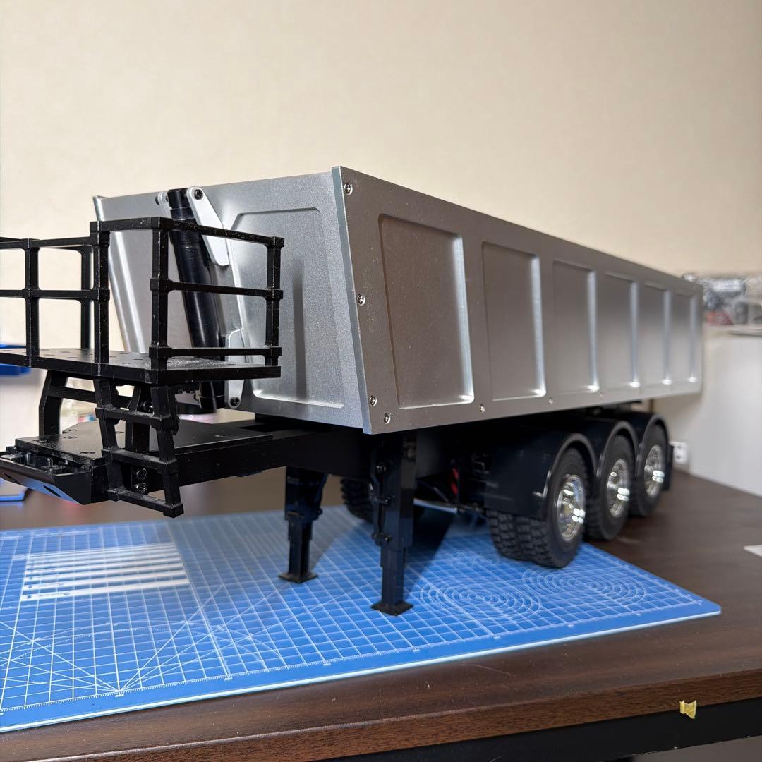 1／14トレーラ3軸ダンプ