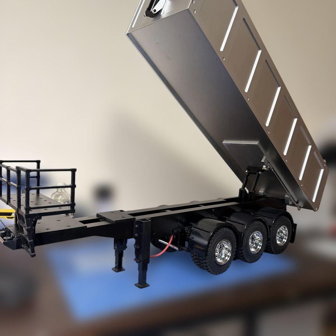 1／14トレーラ3軸ダンプ