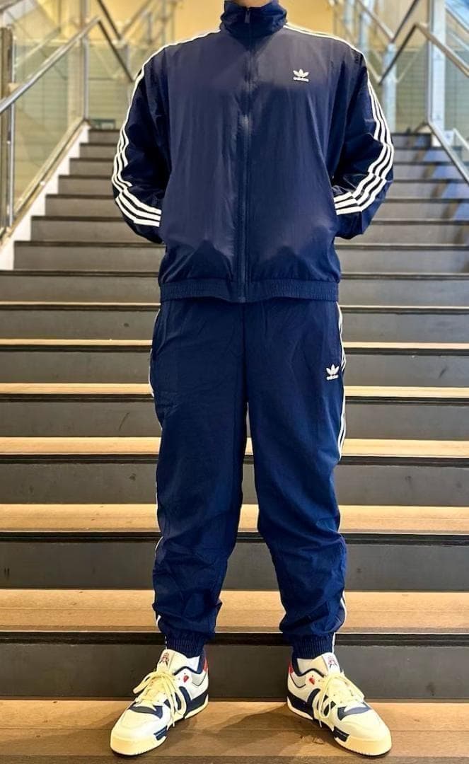 adidas ウーブン ファイヤーバード ナイロンジャケットパンツ