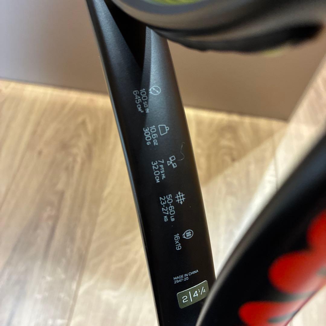 美品✨WILSON BURN 100 V4.0 テニスラケット