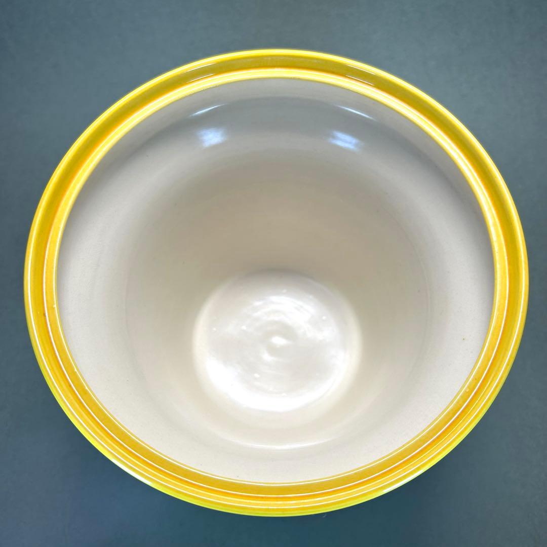 水指　『真葛香斎　堀内宗完書付』　宮川香山　黄交趾　真葛焼　茶道具　末広　工芸品