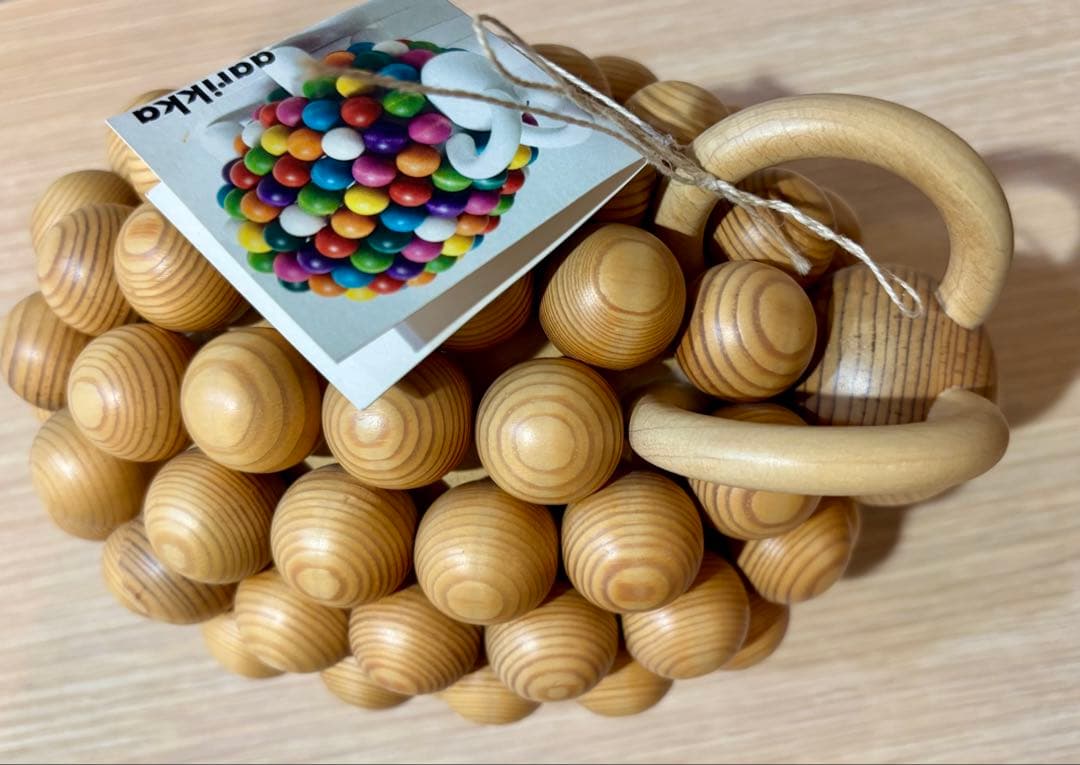 Aarikka アーリッカ ひつじ 置物 passi ナチュラル 14cm