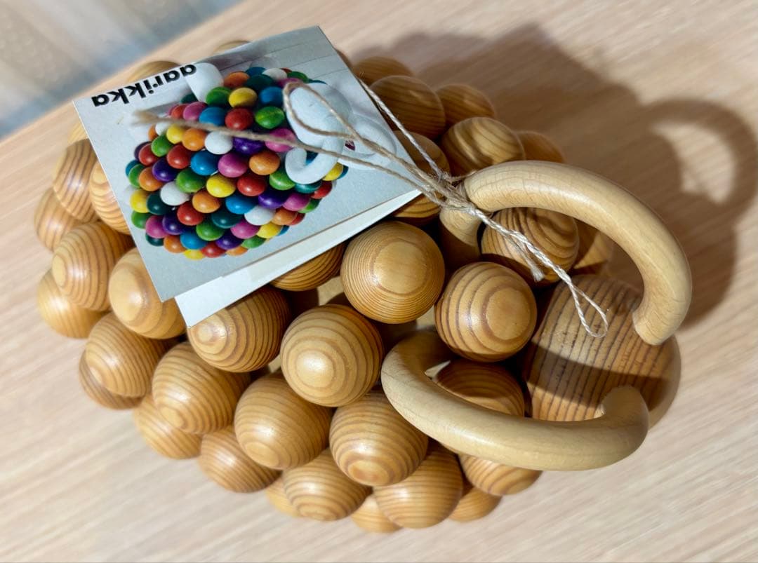 Aarikka アーリッカ ひつじ 置物 passi ナチュラル 14cm