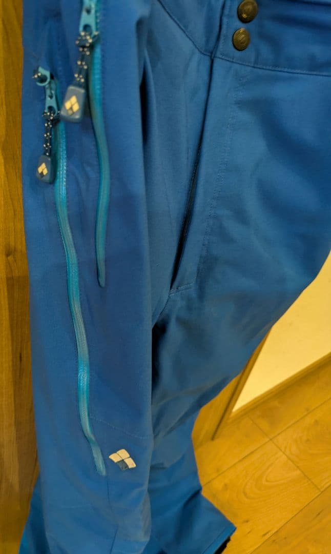 モンベル montbell スキーウェア Lサイズ 青