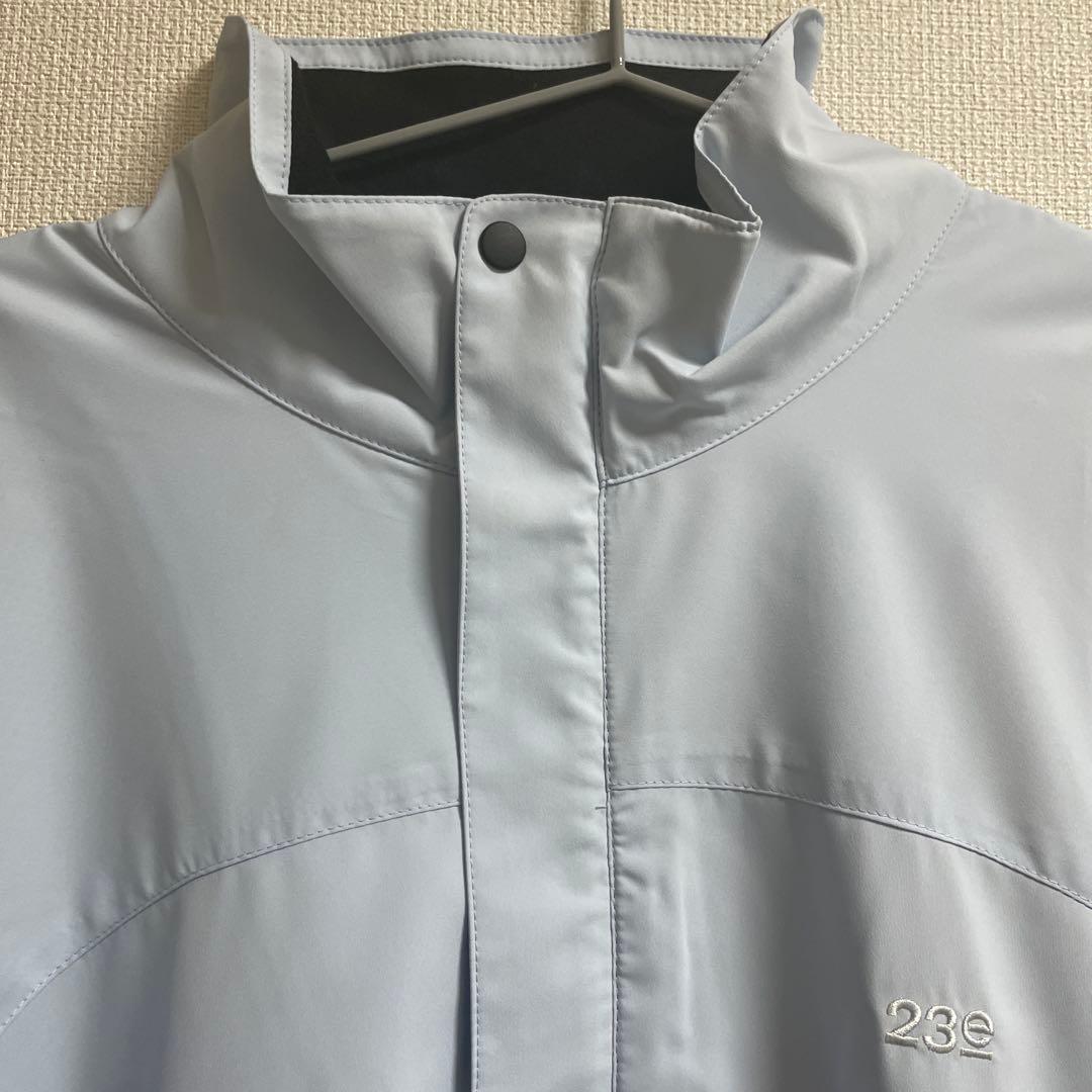 新品　23区　スポーツ　レディース　ウインドブレーカー　ゴルフ　水色　2号　M