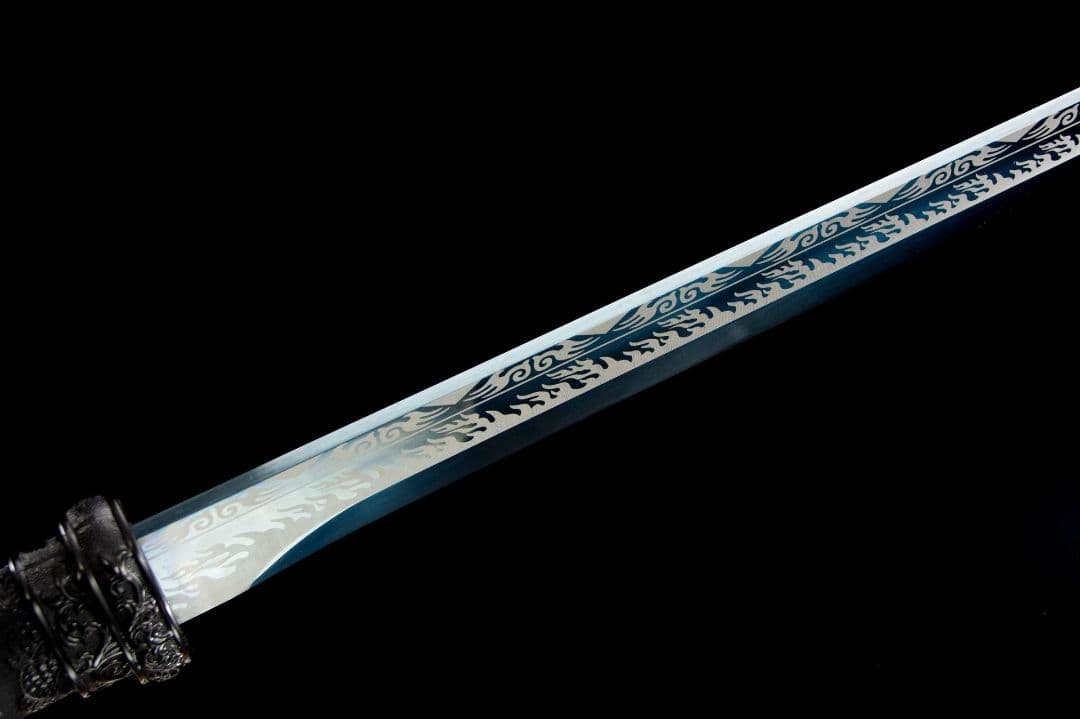 ライトニング唐横刀-高性能マンガン鋼  武具  日本刀 唐剣 模擬刀  居合刀