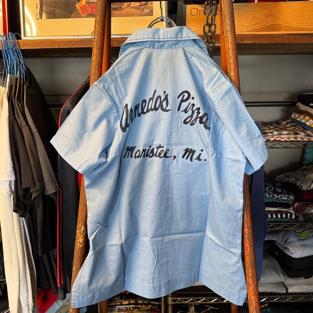 70s ビンテージの半シャツ King Louie キングルイ ボーリングシャツ