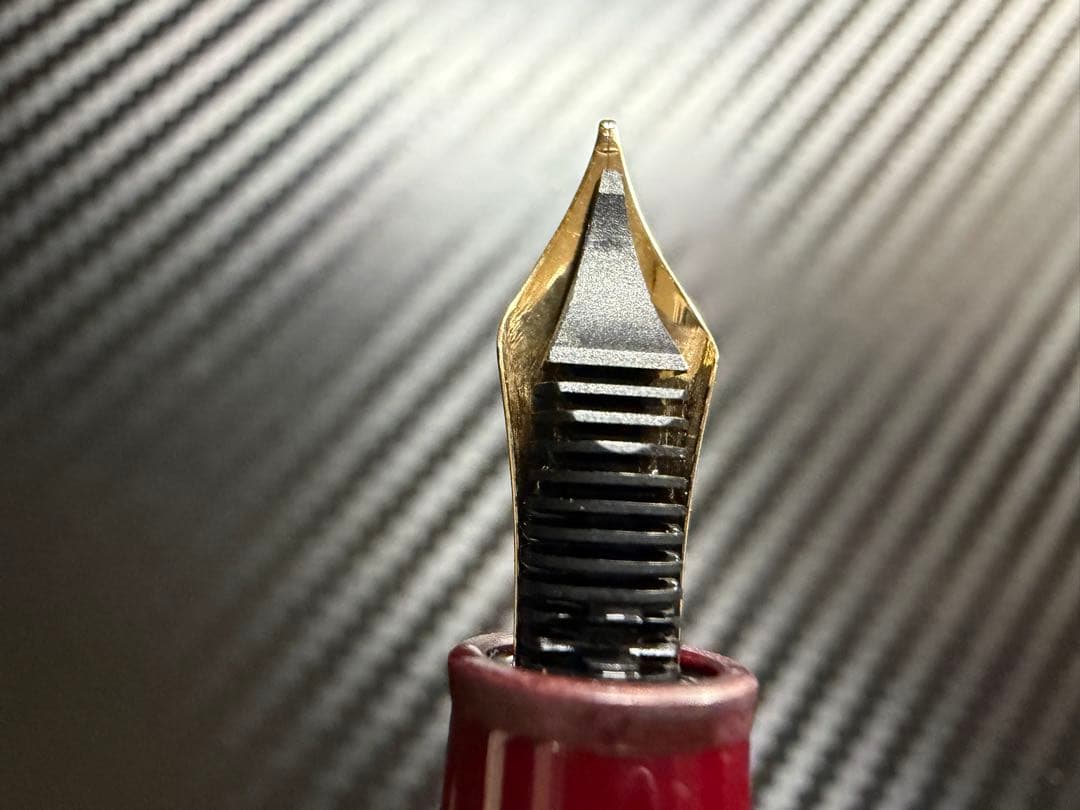 未使用に近い モンブラン マイスターシュテュック 145 ボルドー F 万年筆