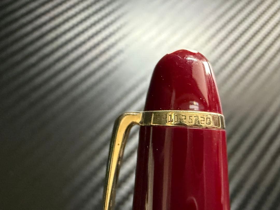 未使用に近い モンブラン マイスターシュテュック 145 ボルドー F 万年筆