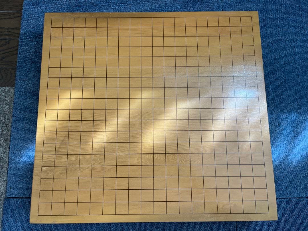 【良品】囲碁セット 碁盤 2寸 本蛤碁石 30号 168個 那智黒 178個 脚