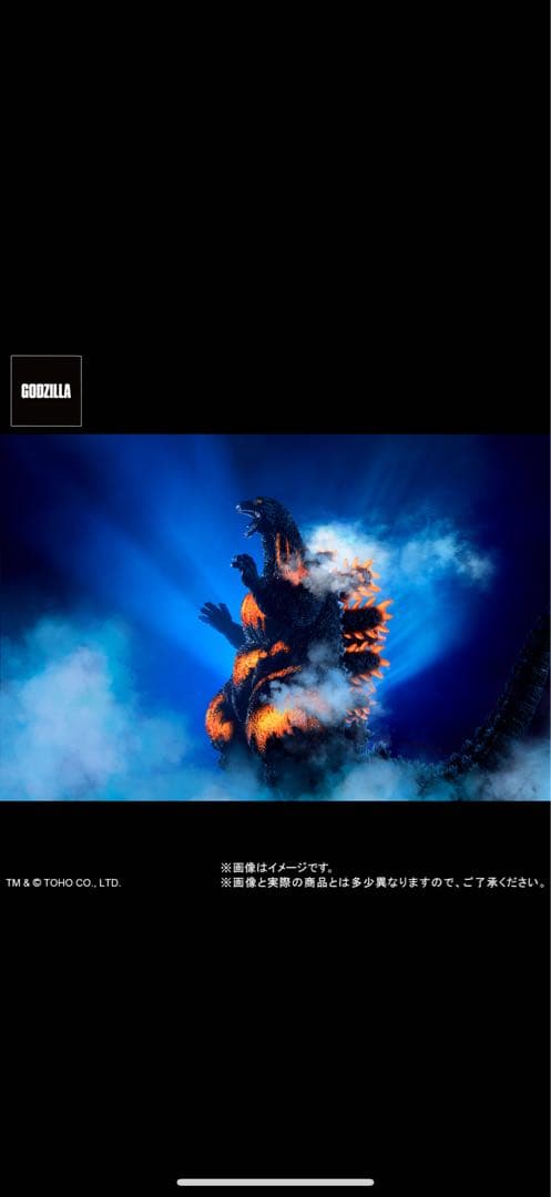 東宝30cmシリーズ ゴジラ1995 ゴジラストア限定版