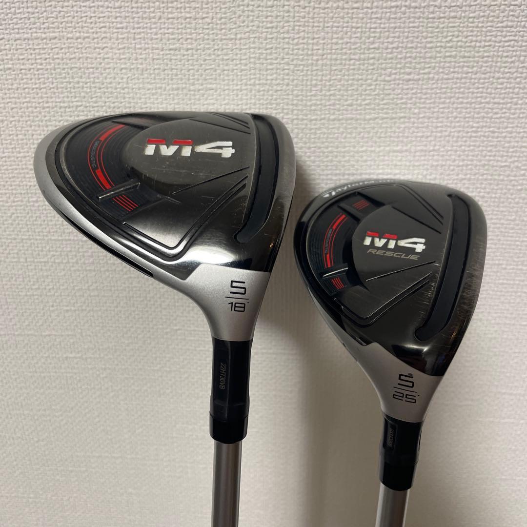 テーラーメイドM4（2021）フェアウェイウッド、ユーティリティレディースセット