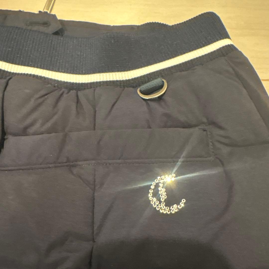 キャロウェイ　ネイビー フード付き ダウンジャケット　スカート