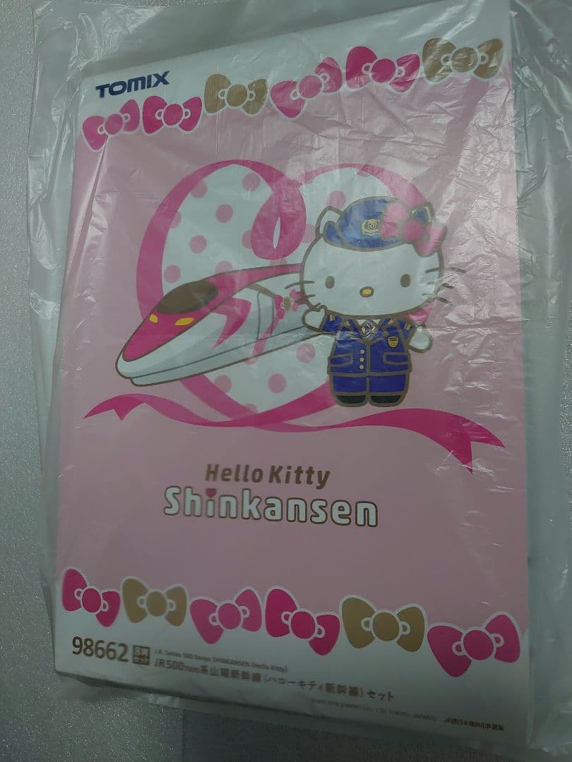 車内キティ仕上 JR 500 7000系 山陽新幹線 ハローキティ 室内灯組込価