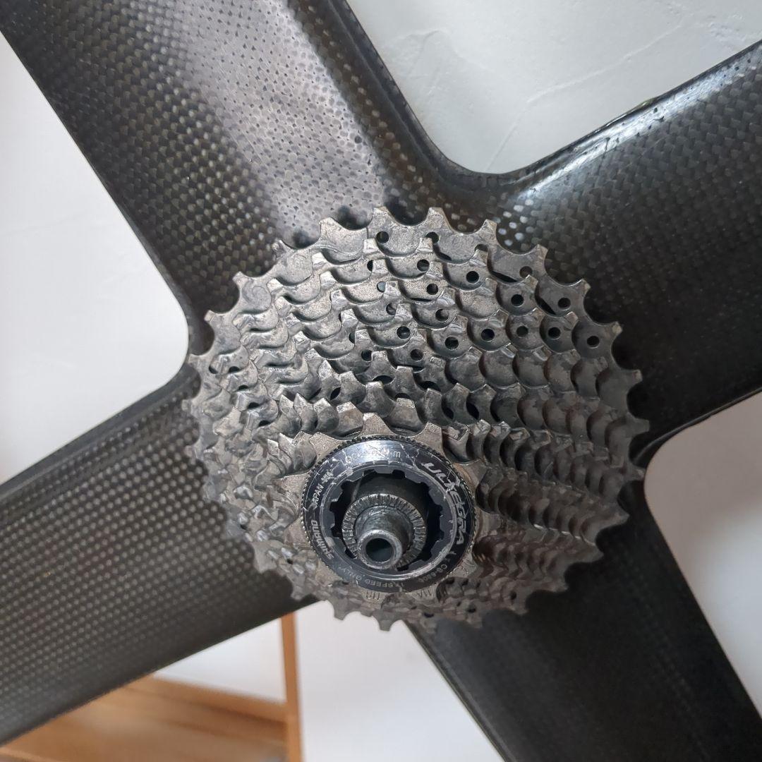 カーボンホイール バトンホイール　年式不明　補修あり