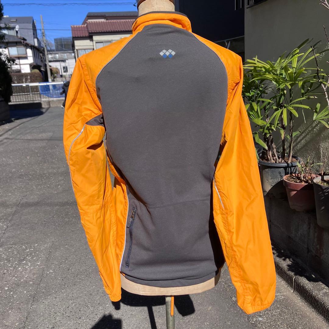 モンベル ライトシェル サイクルジャケット サイズS　パンプキン　新品