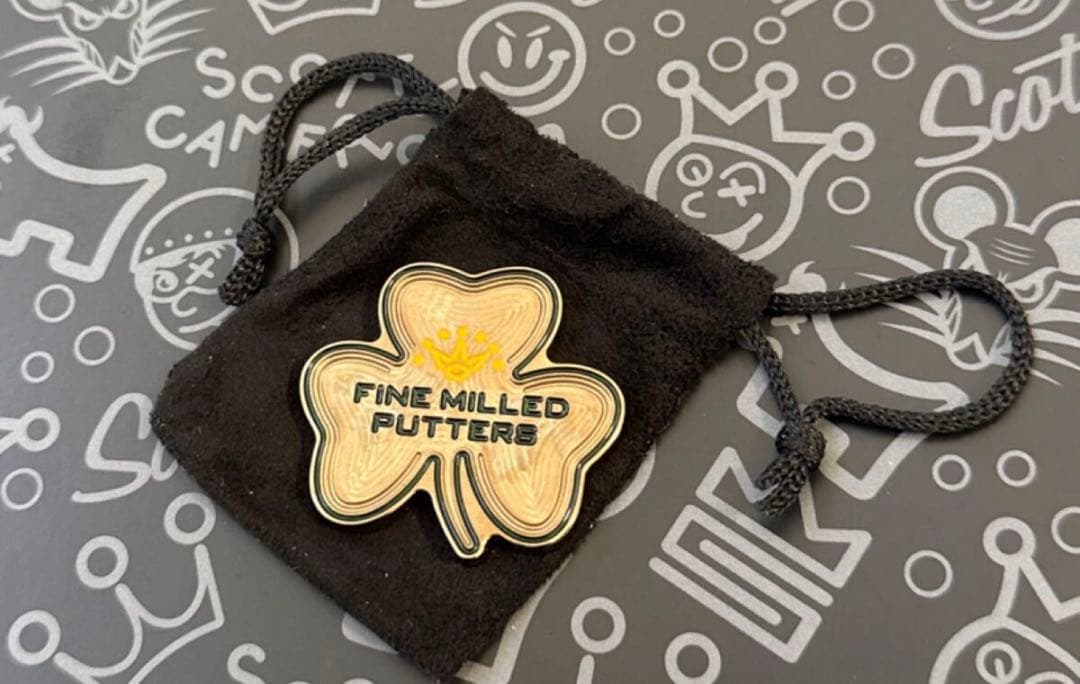 Scotty Cameron★ラッキークローバーメタル製ボールマーカーブロンズ色