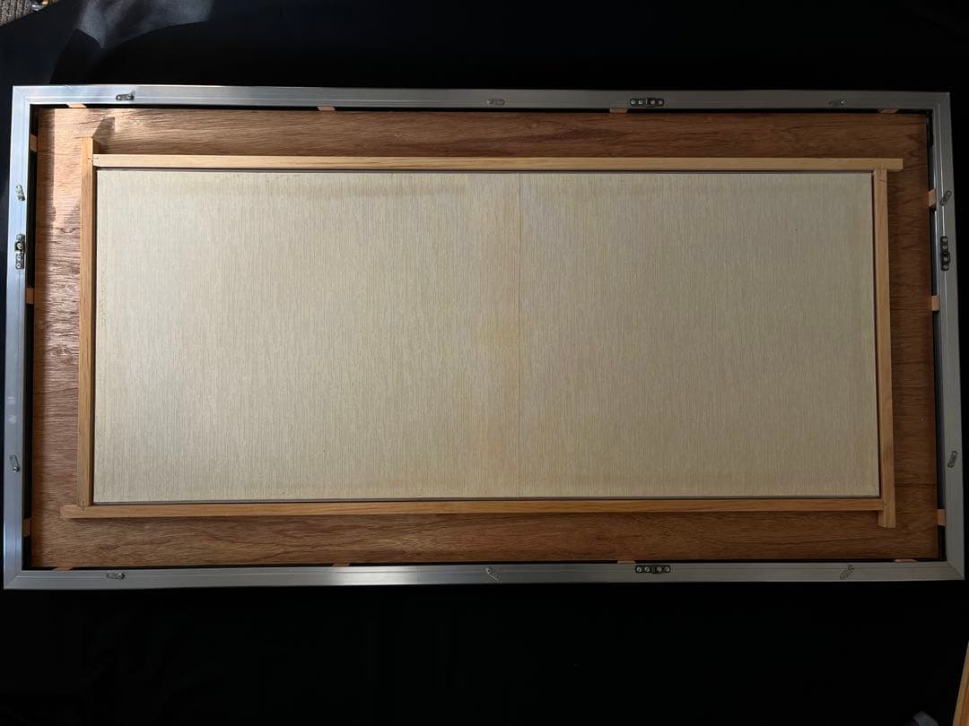 【大型】日展特選作家 百貫華峰（俊夫）染額 A