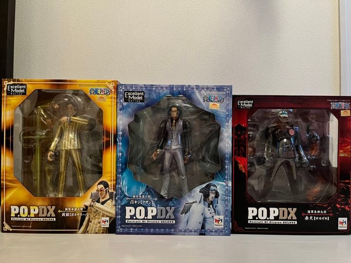 【新品,未開封】ワンピースPOP DX 海軍3大将セット　赤犬,青キジ,黄猿