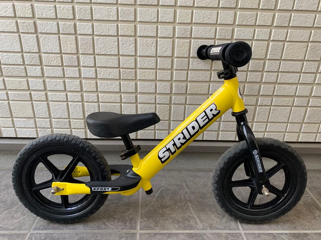 【STRIDER SPORT】イエロー　バランスバイク
