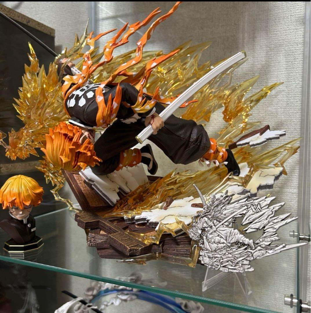 鬼滅の刃 我妻善逸 火雷神 血痕Ver.ガレージキットGK フィギュア