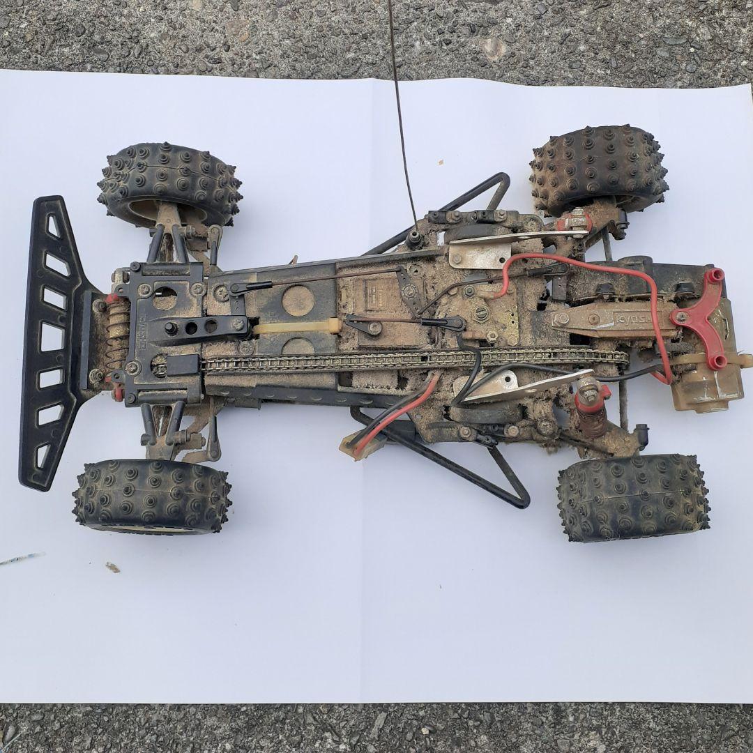 京商RC、4WD当時品、車名は、分かりません。ジャンク品