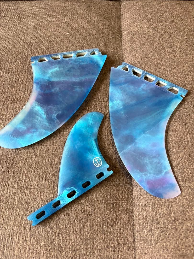 CAPTAIN FIN 2-Finセット 5.15 ホワイト/ブルー