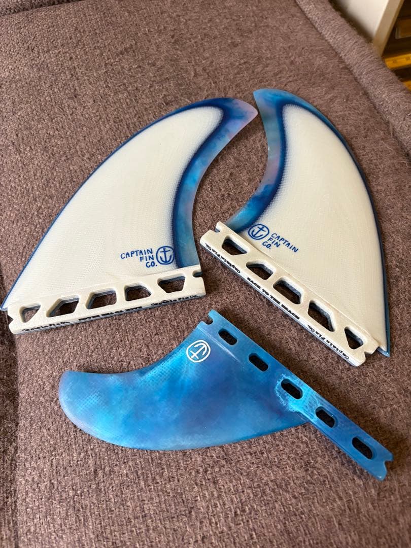 CAPTAIN FIN 2-Finセット 5.15 ホワイト/ブルー