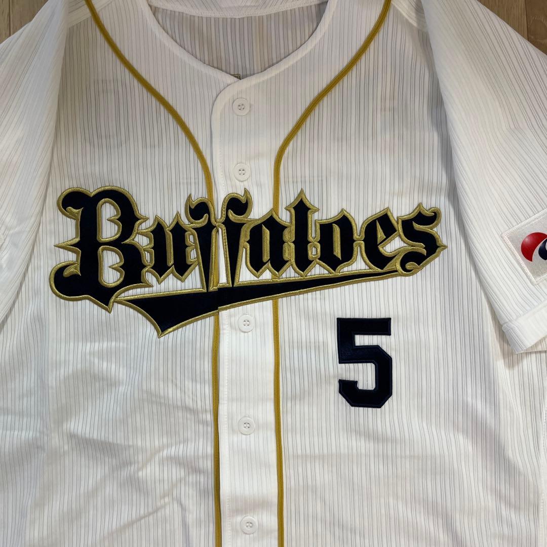 オリックスバファローズ　平野　実使用ホームユニフォーム　ミズノ