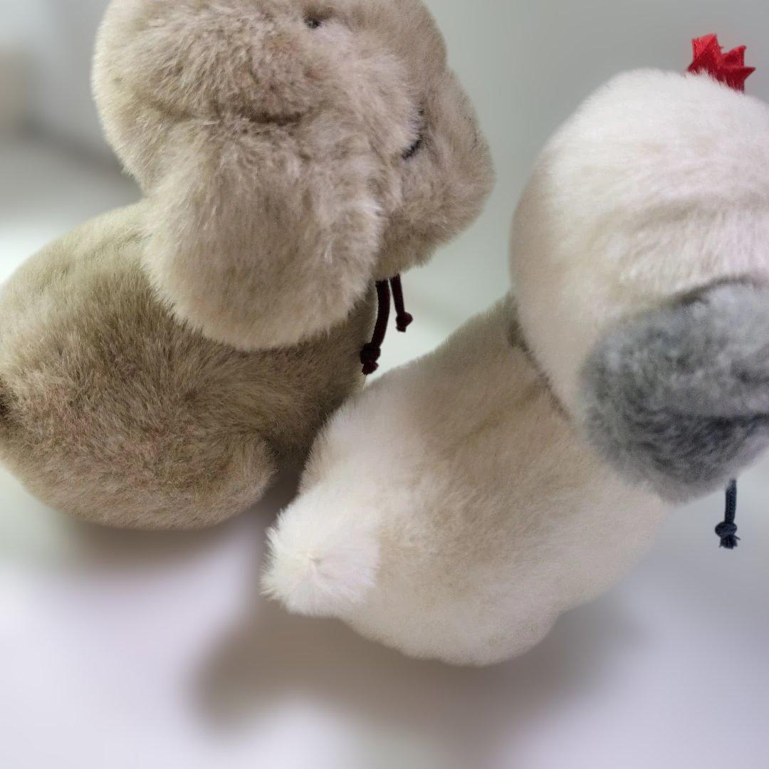 うめ吉　あやか 犬のぬいぐるみ 2体セット