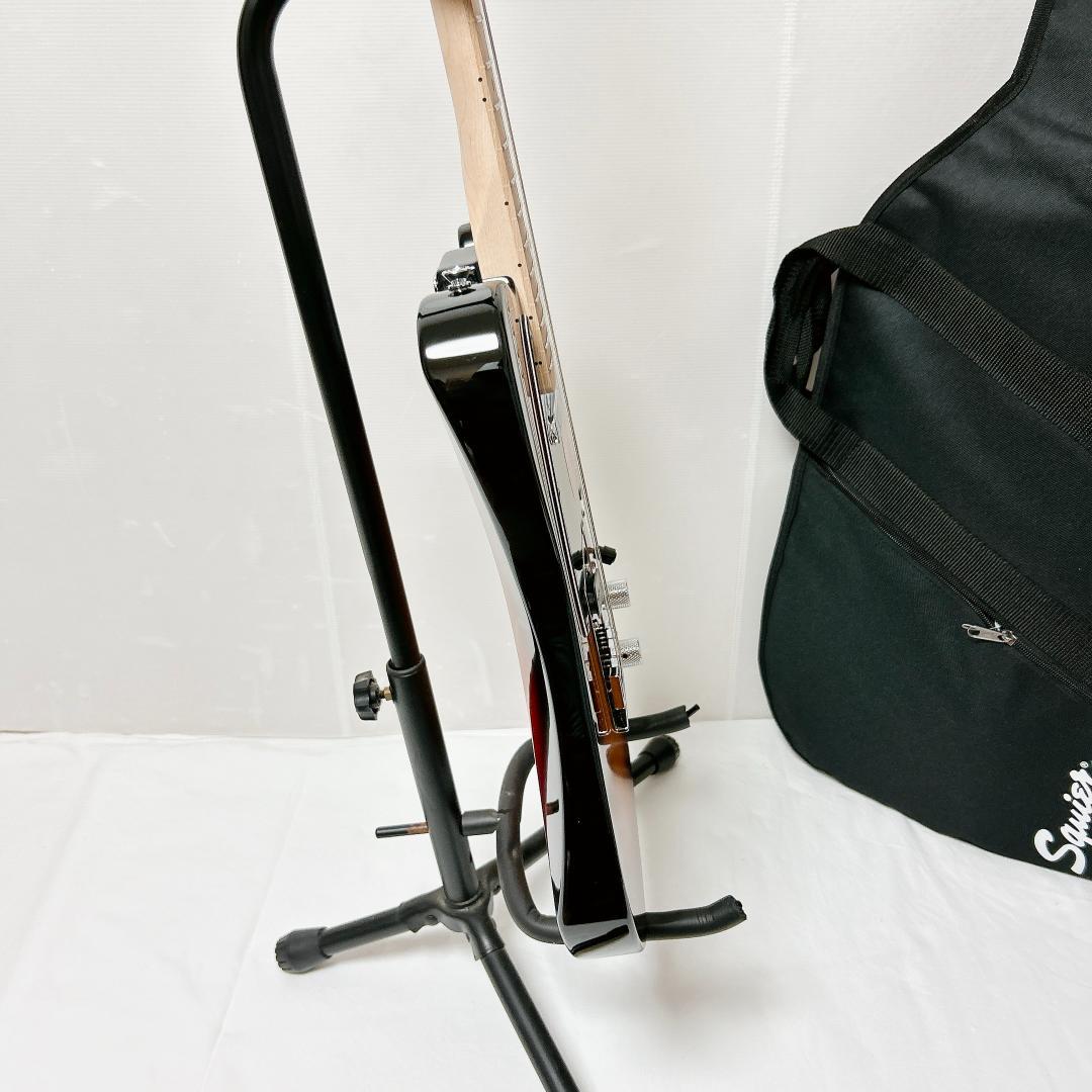 美品 Squier スクワイヤー Telecaster サンバースト テレキャス