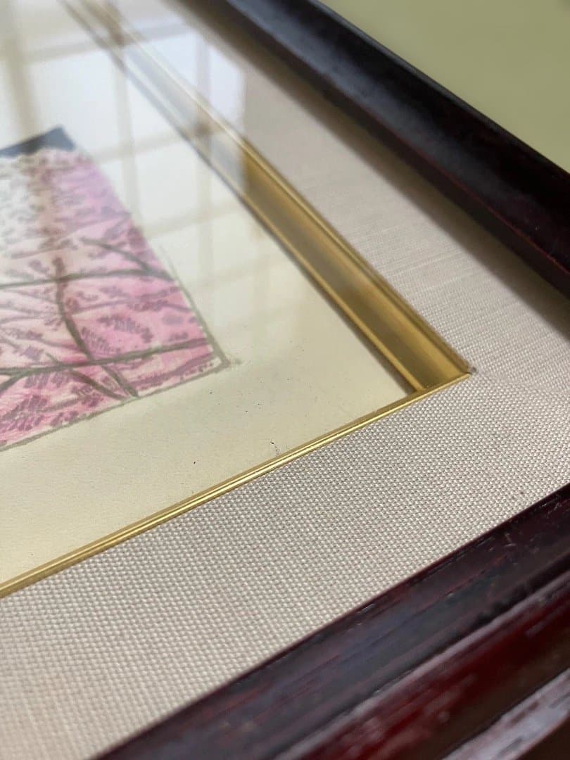 姫路革細工「国宝姫路城」木製フレーム付き