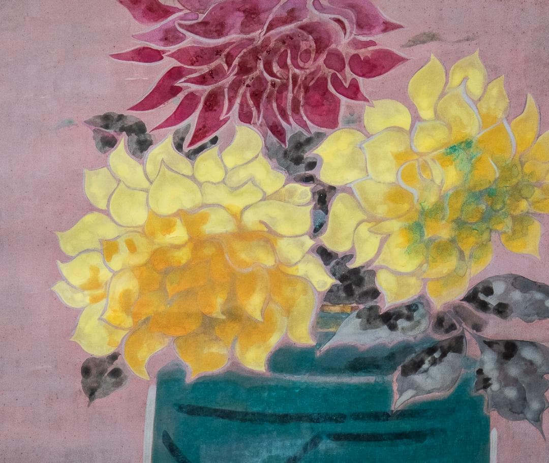 掛軸-985　西村卓三　静物　共箱