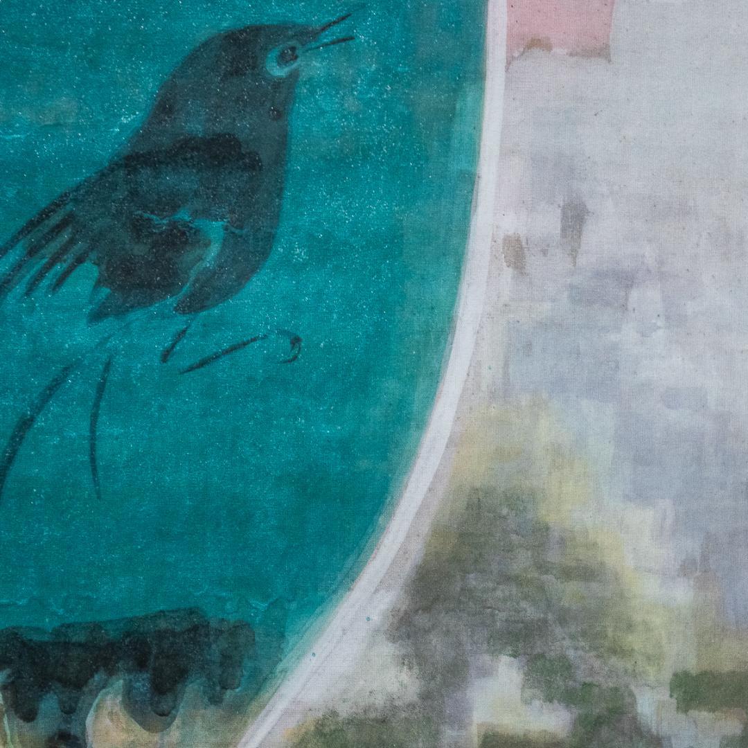 掛軸-985　西村卓三　静物　共箱