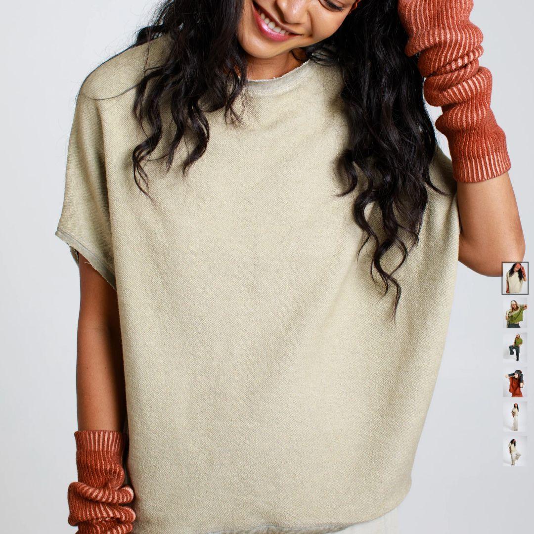 美品　サルセーション　トップス　白　M