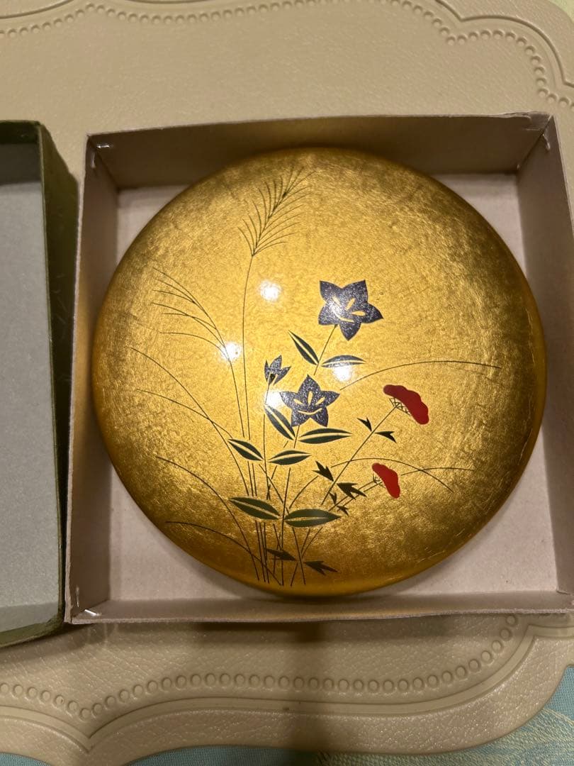 純金箔工芸　習字セット 　皇室ご成婚記念のお品