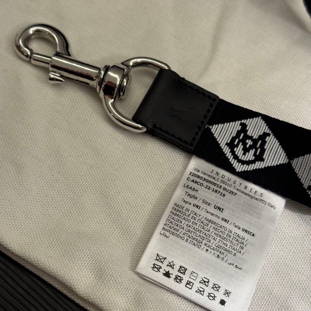 ドッグ リード 犬 MONCLER モンクレール ブラック ホワイト ハーネス