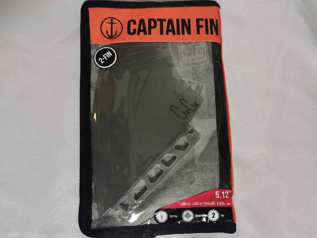 Captain Fin クリステンソンキールフィン5.12 フィッシュ グレー