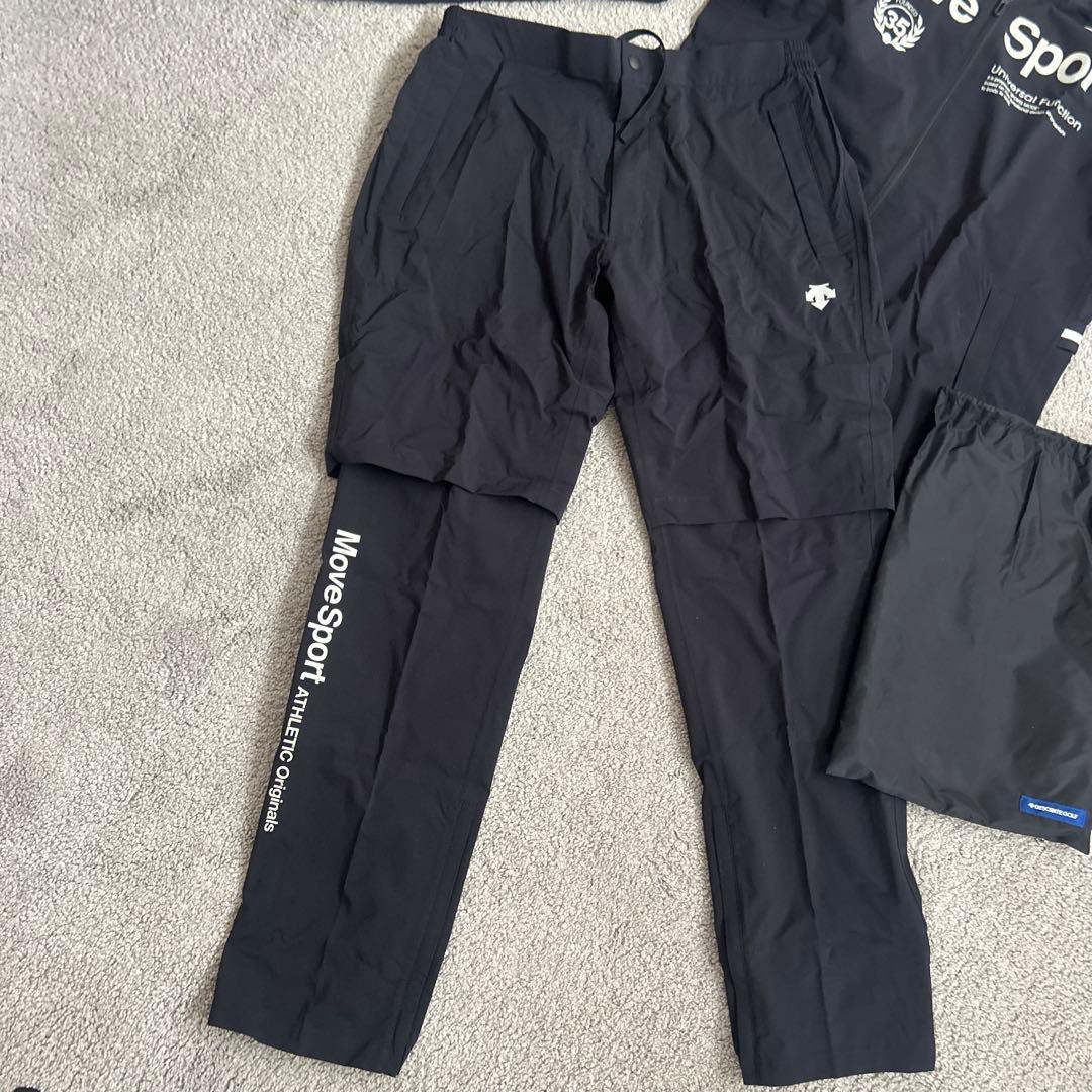 【新品未使用】Move Sport レインウェア L ブラック 収納袋付き