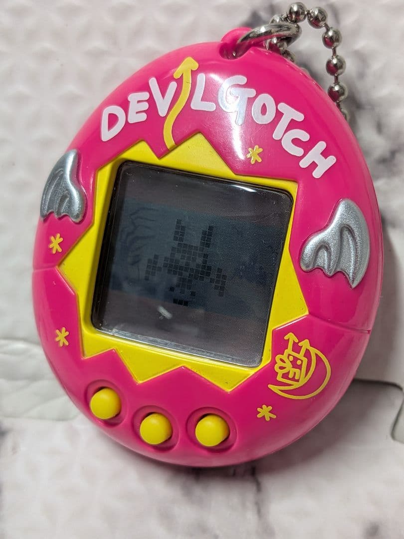 【稼働品】【希少品】デビルっちのたまごっち　悪魔のたまごっち