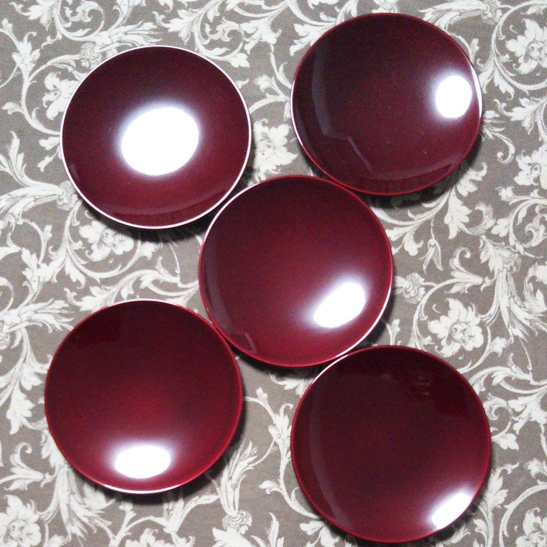 仙台総本舖の玉虫塗り銘々皿