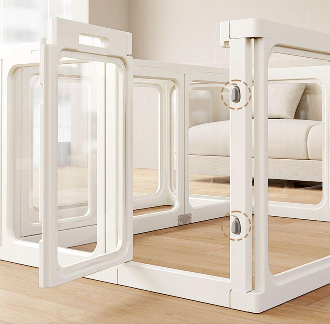 DoriDori ドリドリ ペットケージ アクリルフェンス ホワイト 韓国製