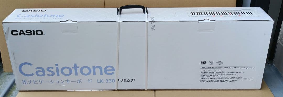 Casiotone 光ナビゲーションキーボード LK-330　新品未開封