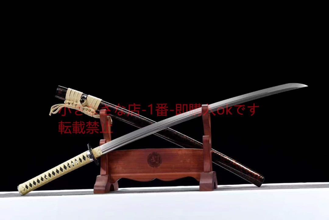 模様鋼小烏丸『滴金鞘小烏丸』古兵器 武具　刀装具　日本刀　模造刀 居合刀