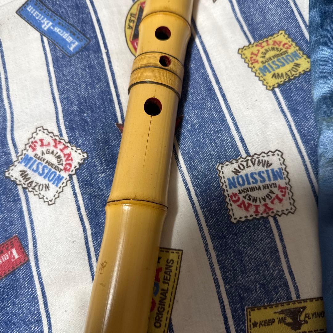 超超希少 聖岳銘 尺八 約48〜49.5cm 一尺六寸 1点物