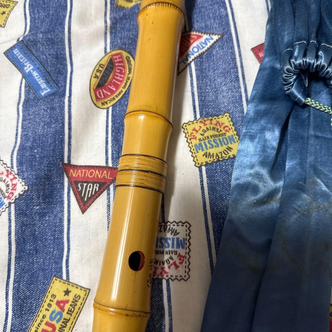 超超希少 聖岳銘 尺八 約48〜49.5cm 一尺六寸 1点物